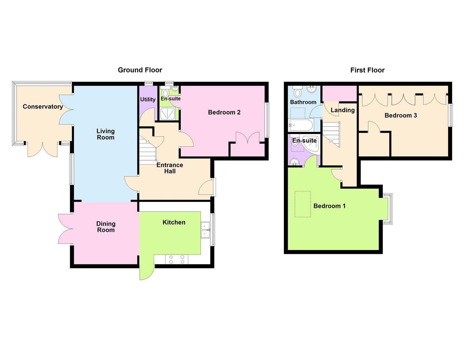 Floorplan for Greenway Road, Weymouth