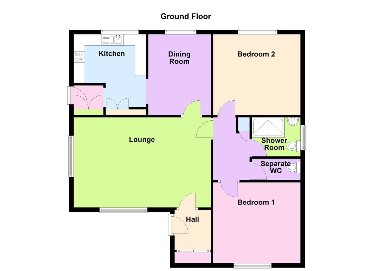 Floorplan for Littlemoor Road, Preston, Weymouth