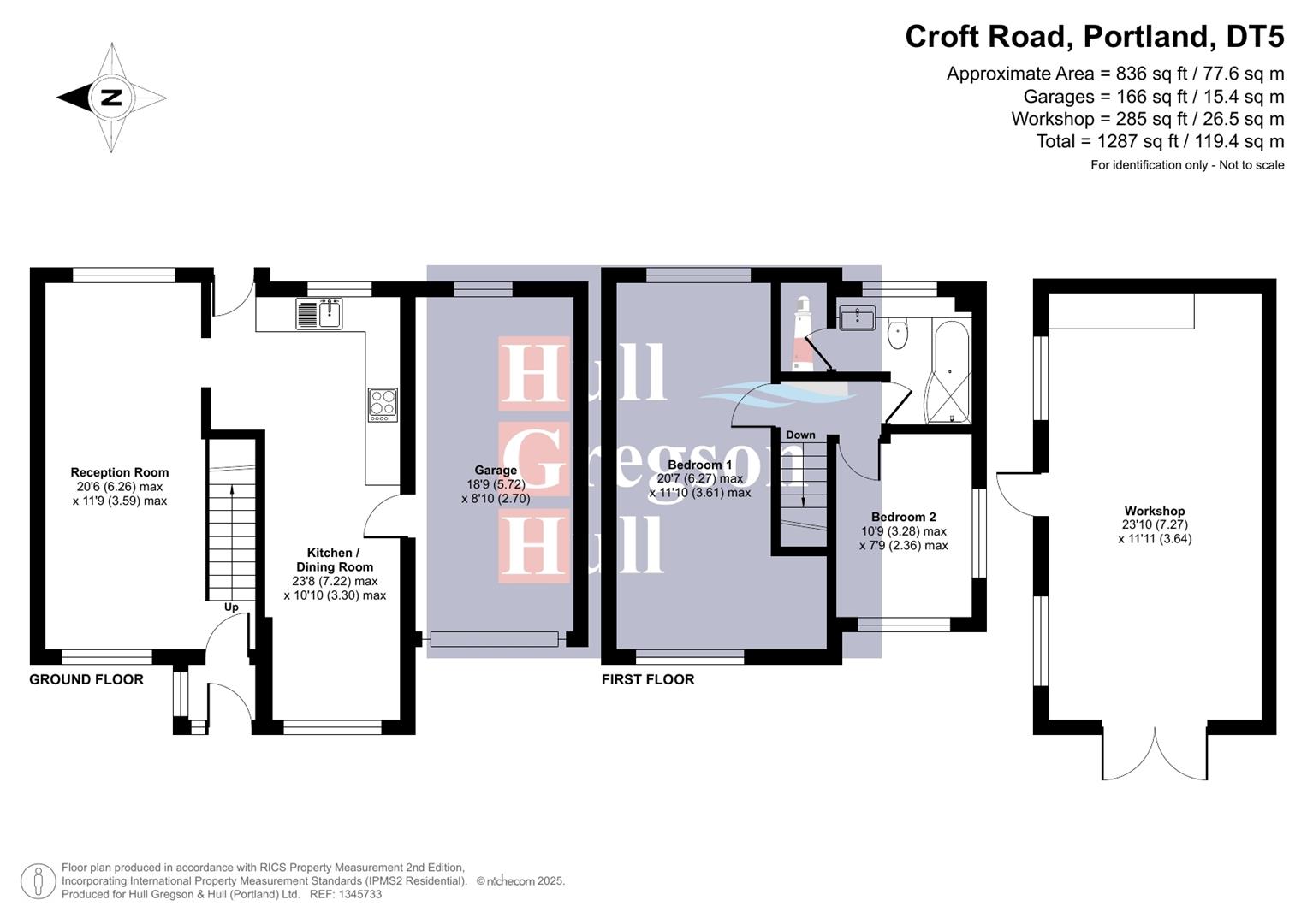Floorplan for Croft Road, Portland