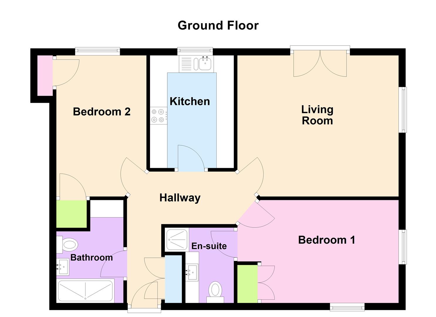 Floorplan for Verne Road, Weymouth