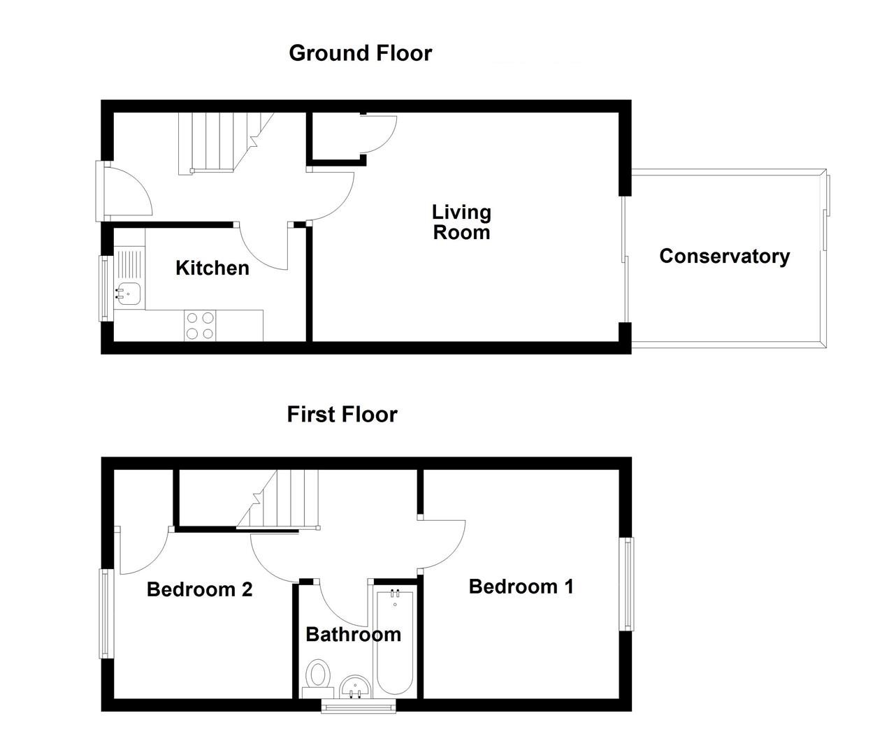 Floorplan for Primula Close, Weymouth