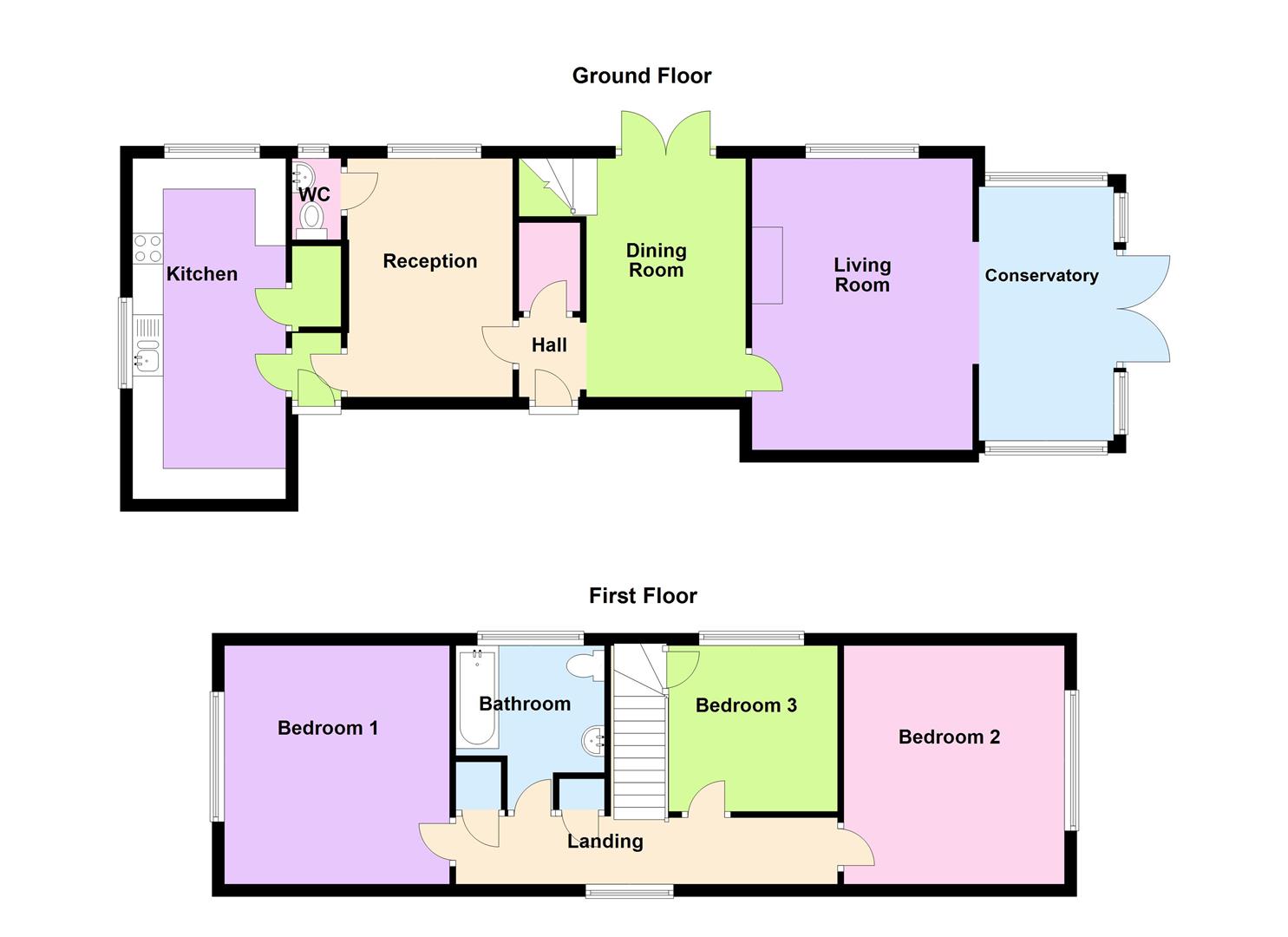 Floorplan for Plaisters Lane, Sutton Poyntz, Weymouth