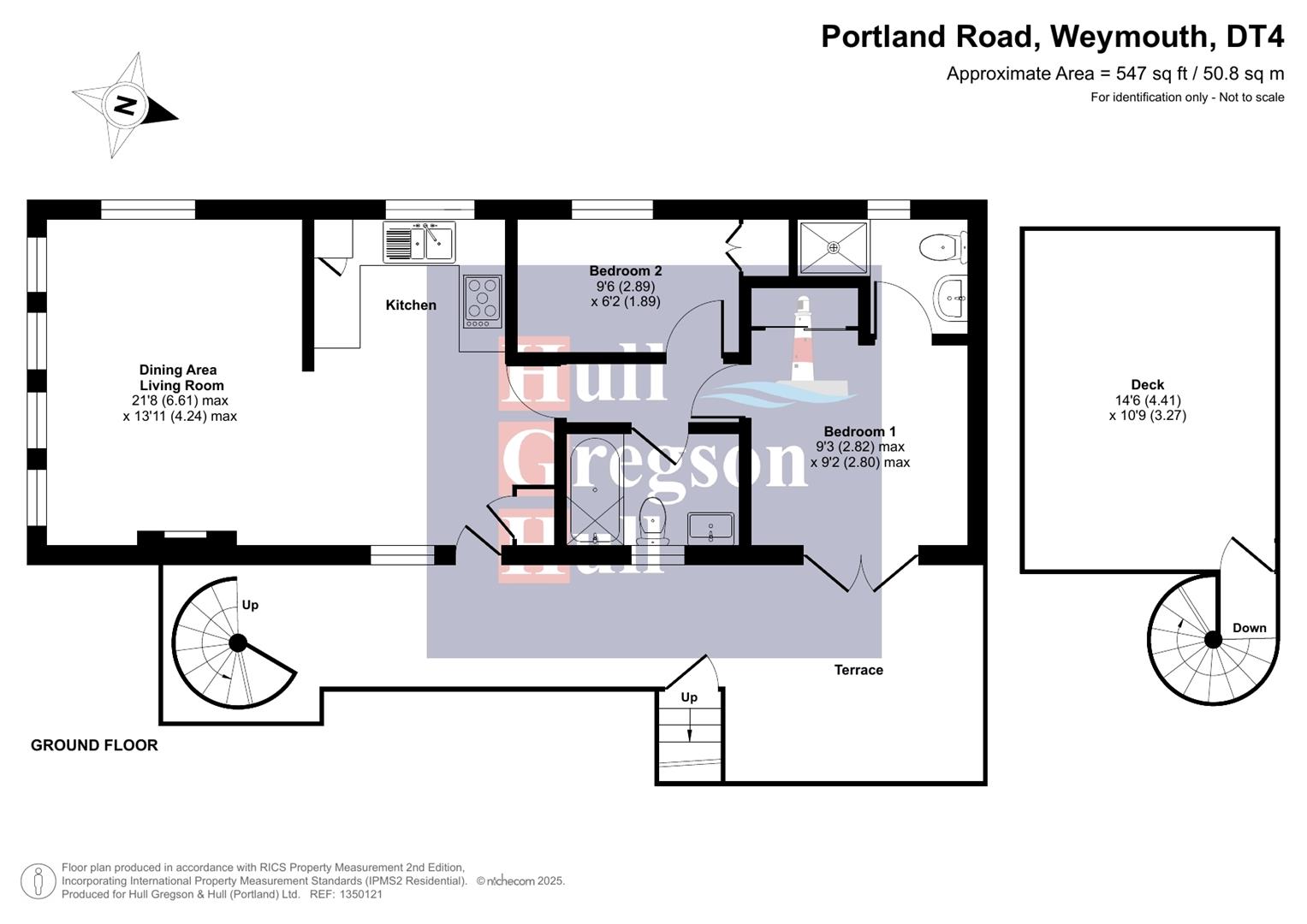 Floorplan for Portland Road, Weymouth