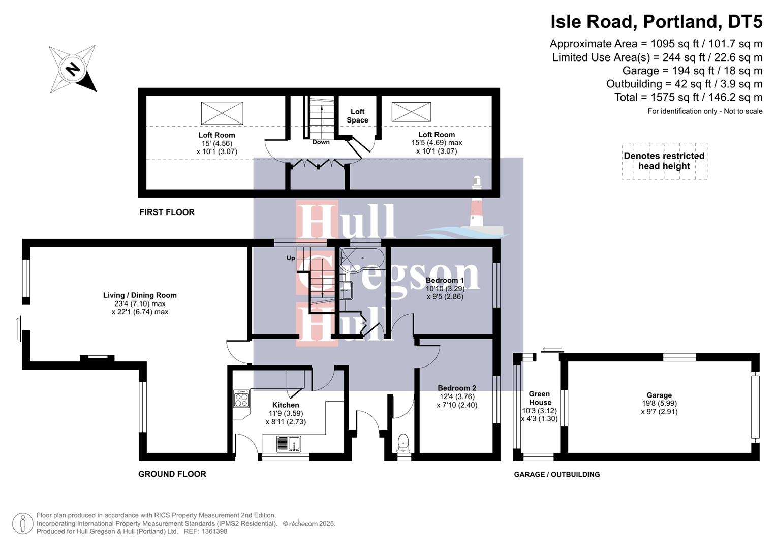 Floorplan for Isle Road, Portland
