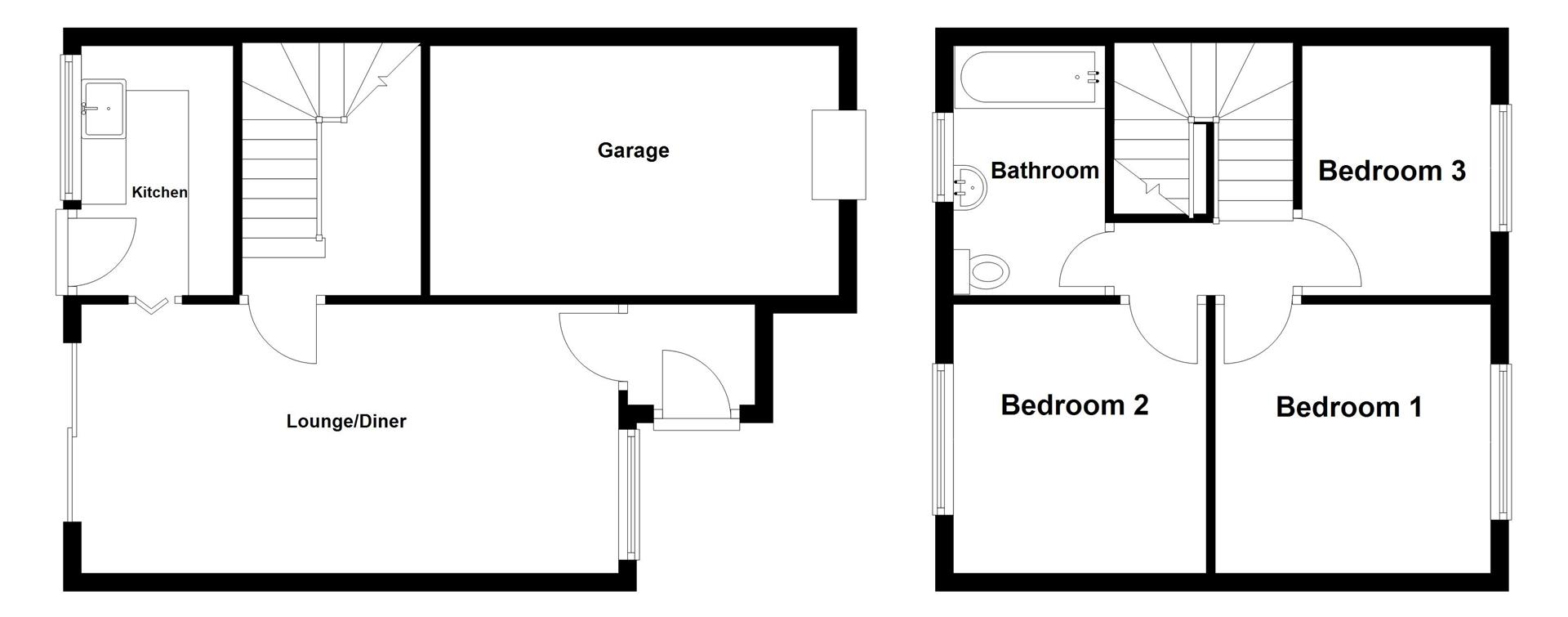 Floorplan for Croft Road, Portland