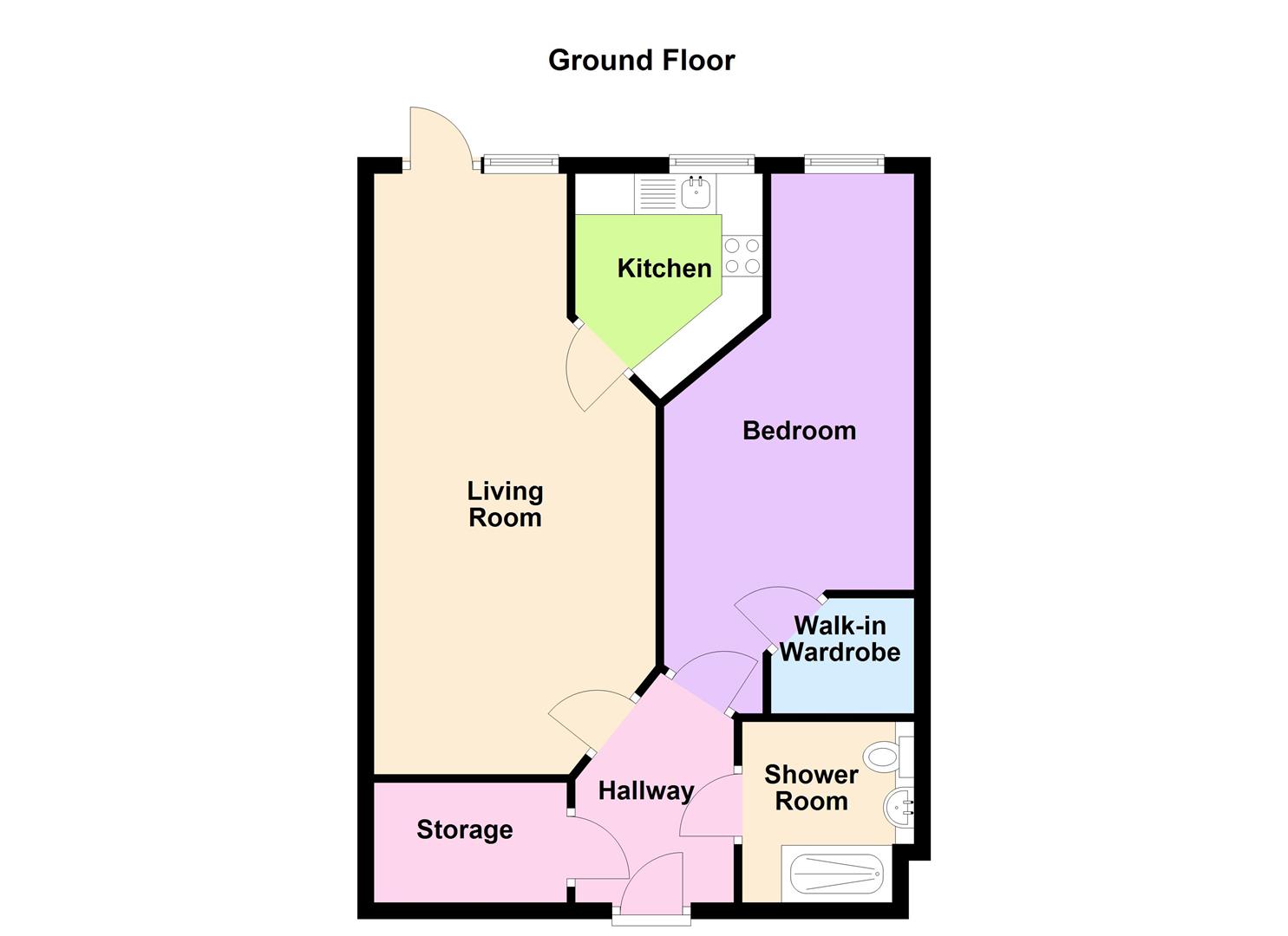 Floorplan for North Quay, Weymouth