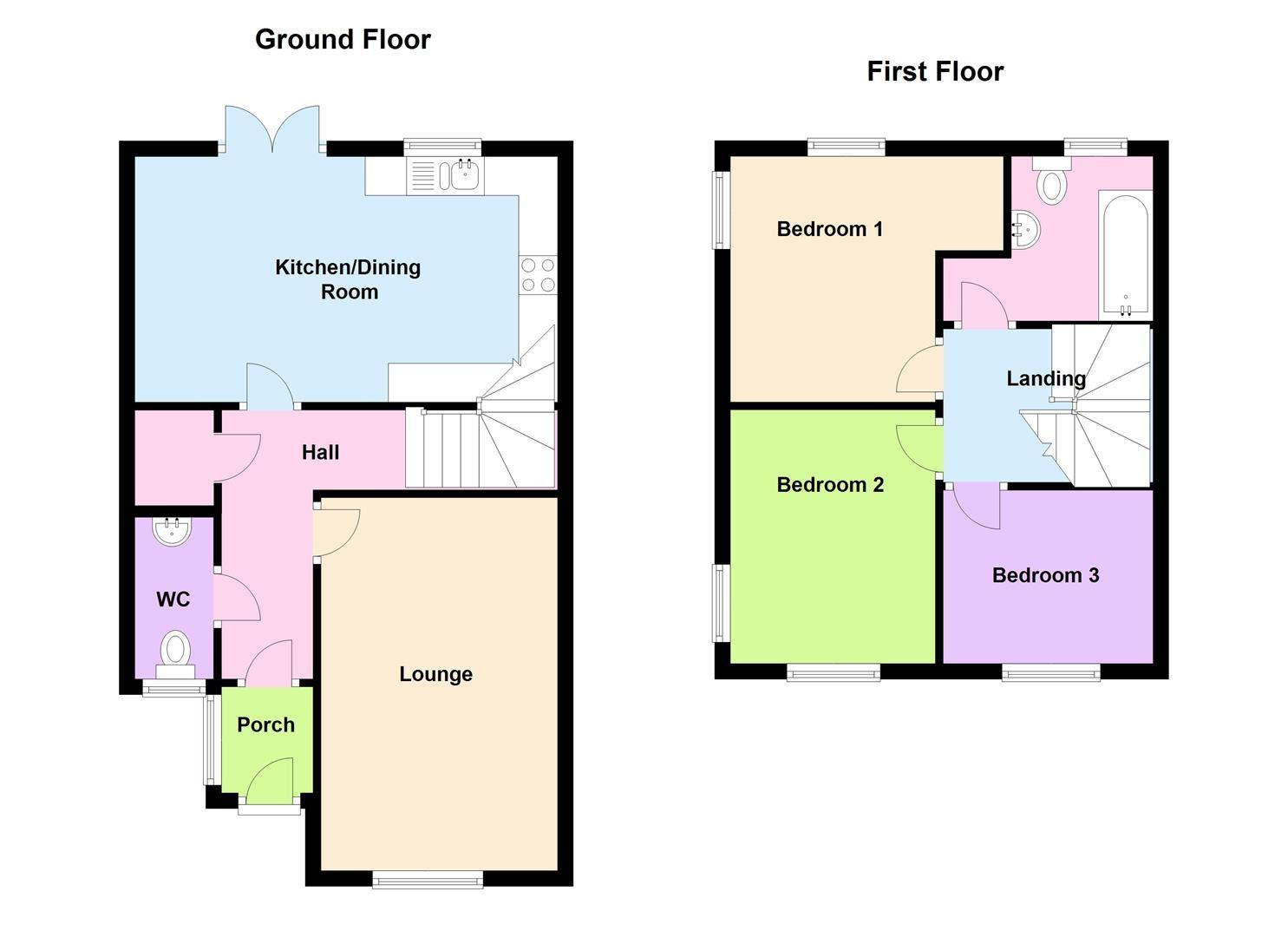 Floorplan for Park Estate Road, Portland