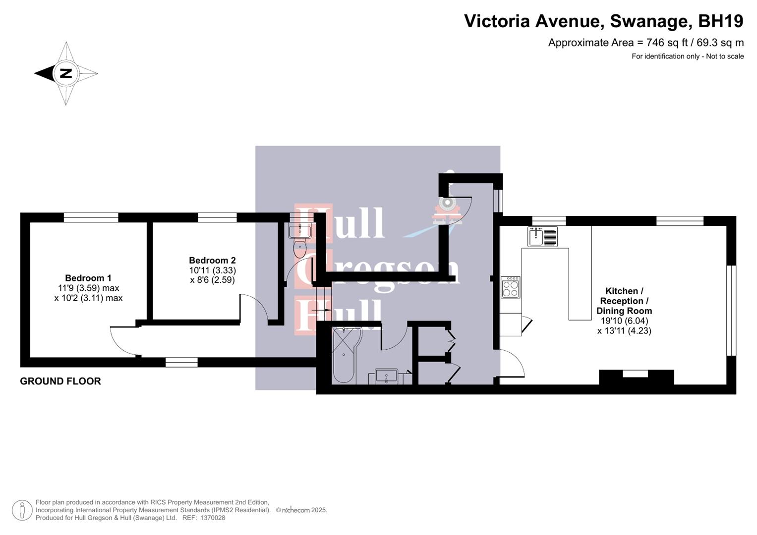 Floorplan for Victoria Avenue, Swanage