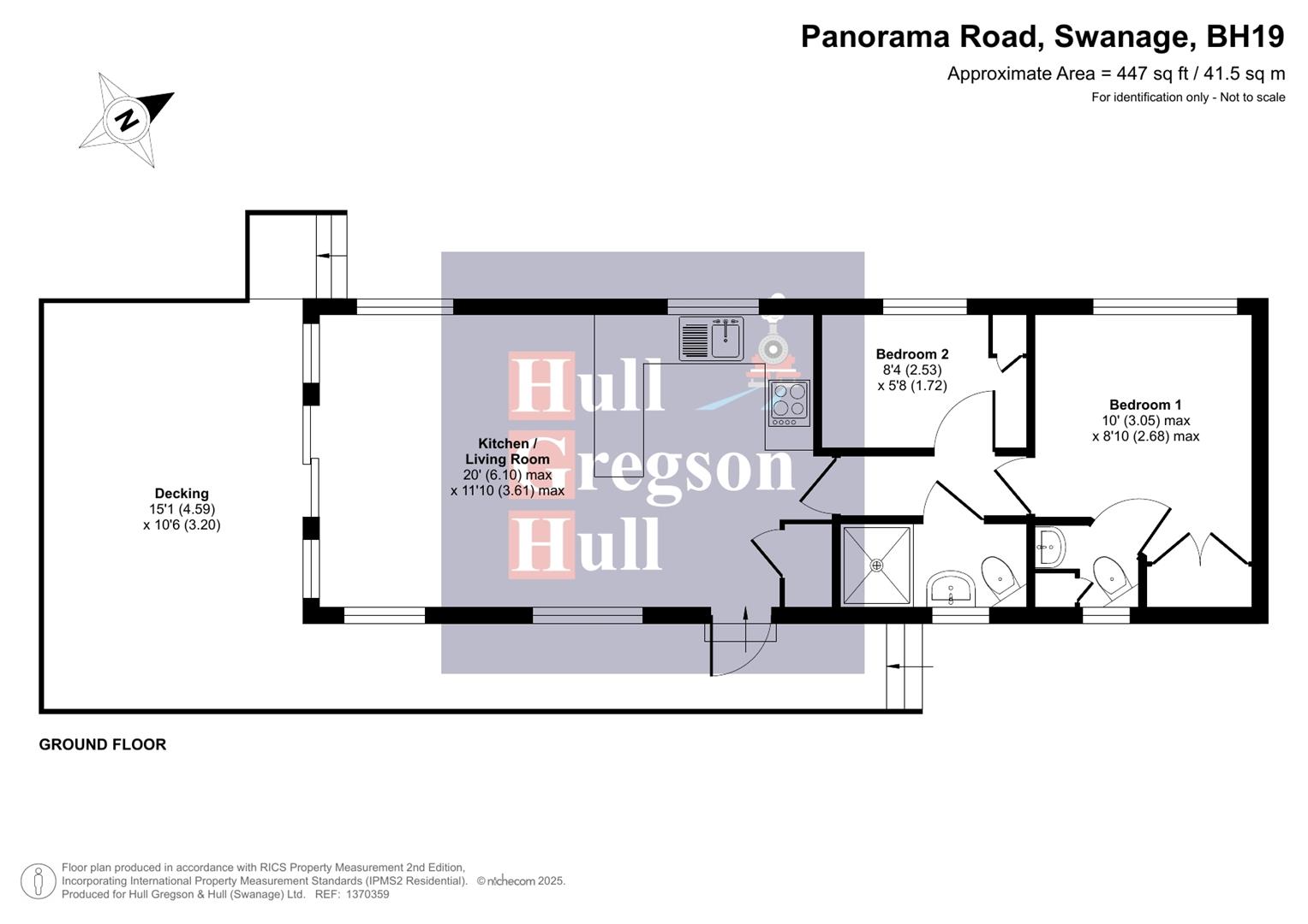 Floorplan for Panorama Road, Swanage