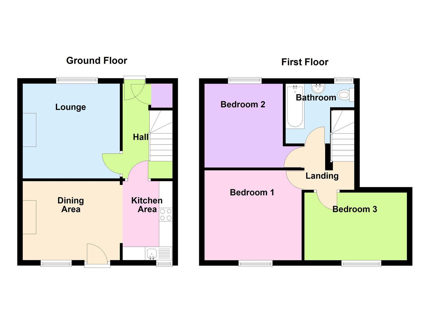 Floorplan for Sutton Road, Preston, Weymouth