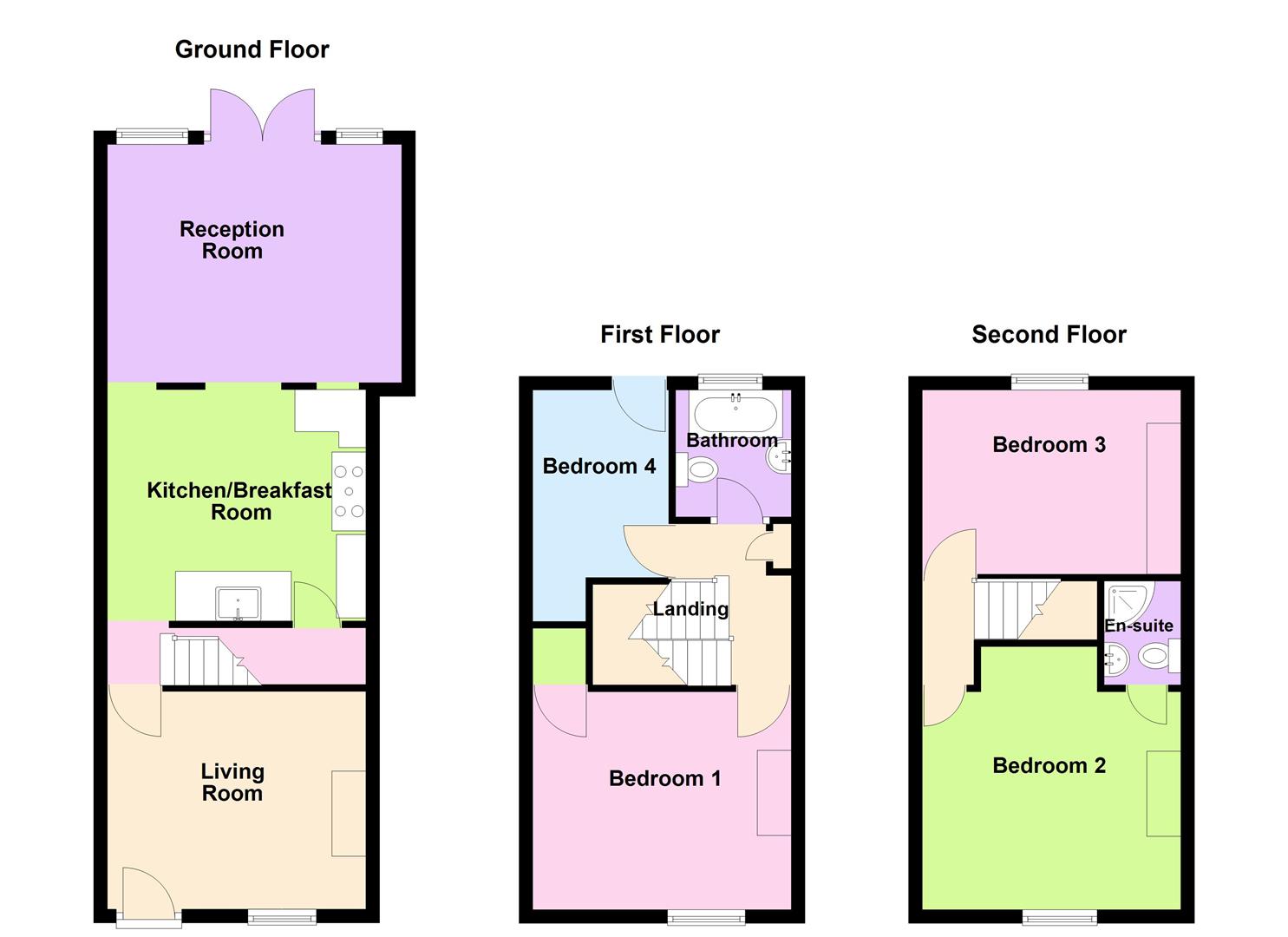 Floorplan for Love Lane, Weymouth