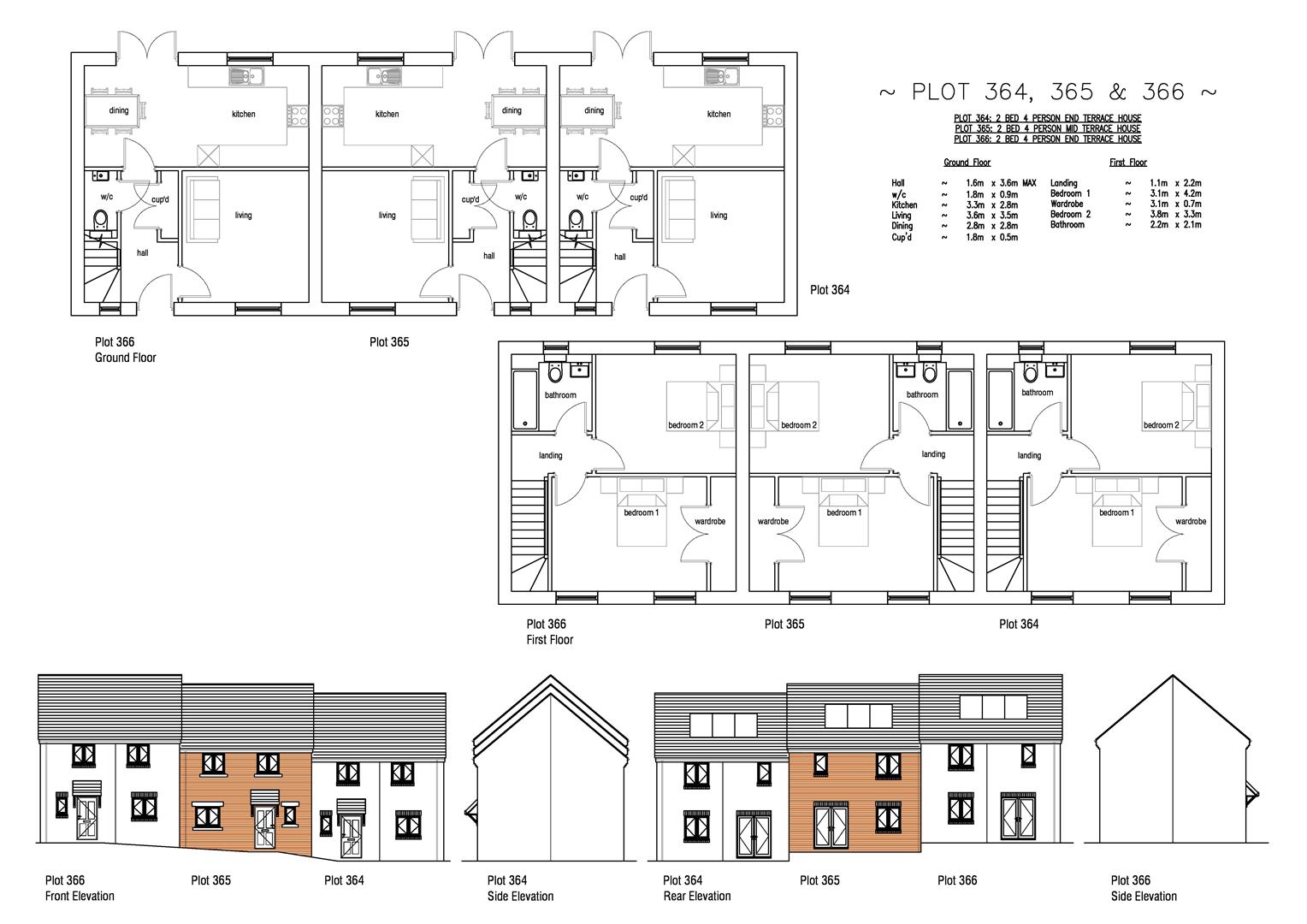 Floorplan for Plot 364 Curtis Fields, 39 Bramble Road, Weymouth, DT4 0FT