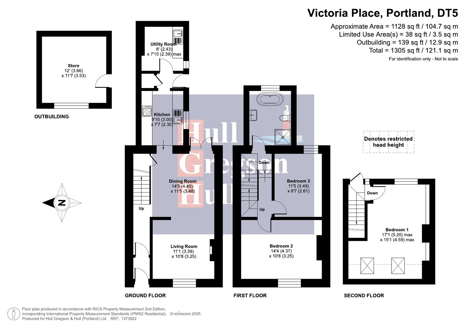 Floorplan for Victoria Place, Portland