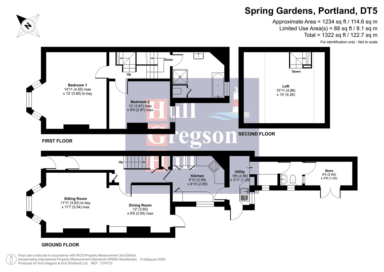 Floorplan for Spring Gardens, Portland