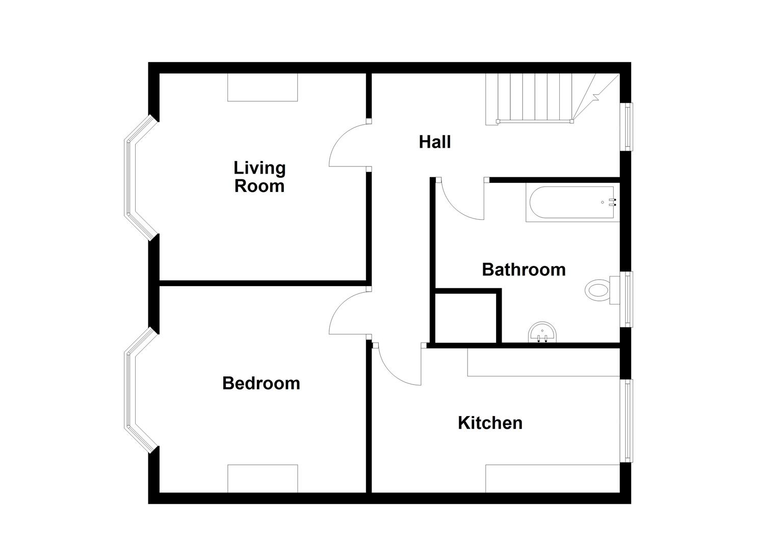 Floorplan for Investment Opportunity, Easton Square, Portland