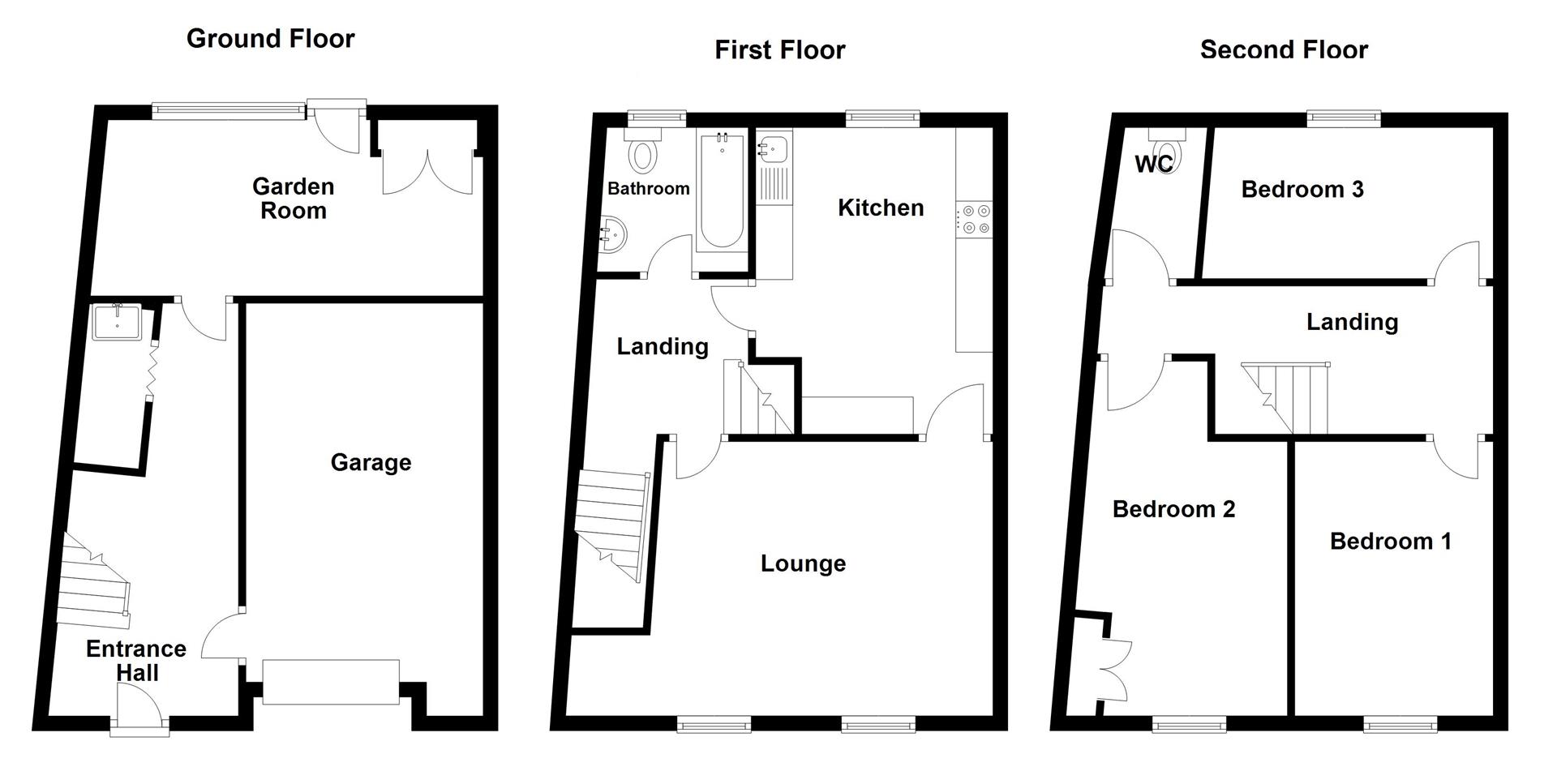 Floorplan for Reforne, Portland