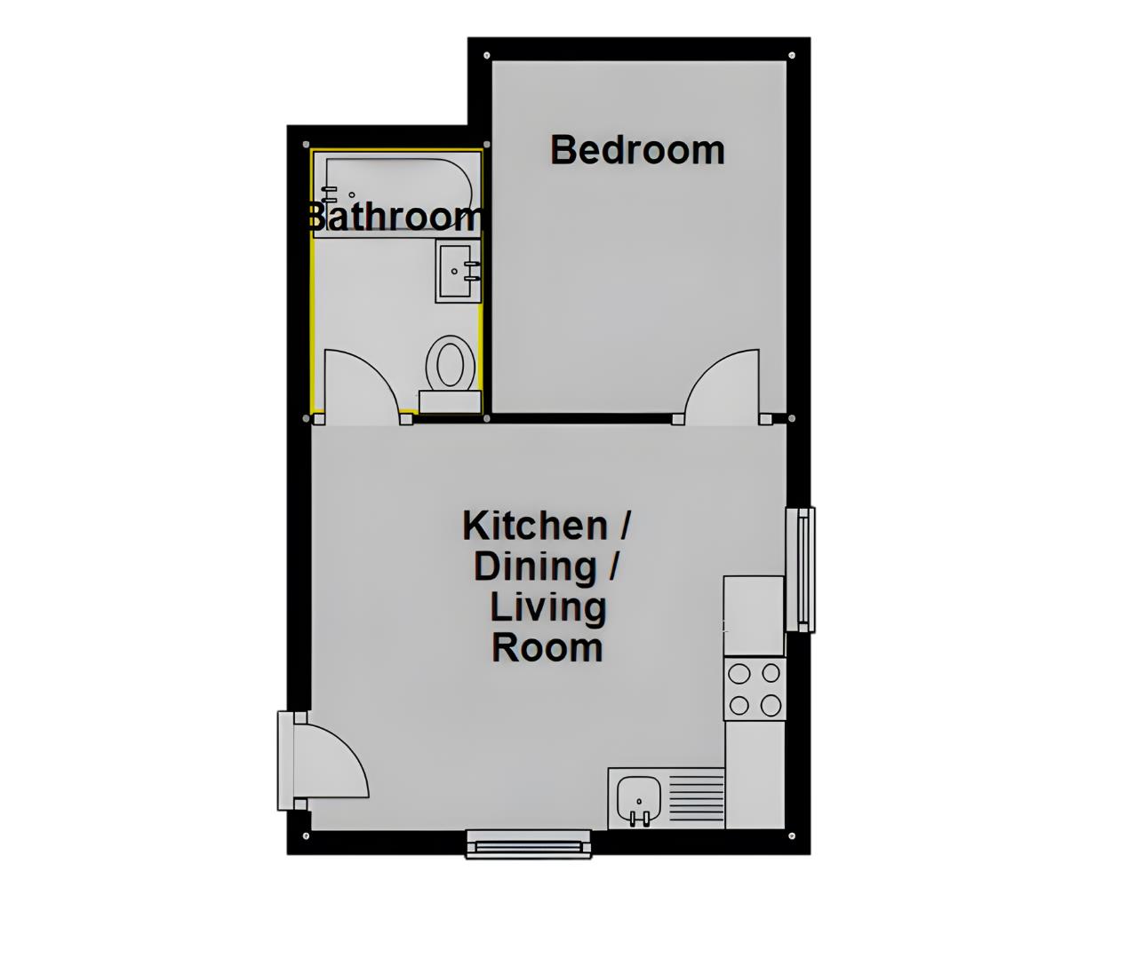 Floorplan for Lower High Street, Swanage