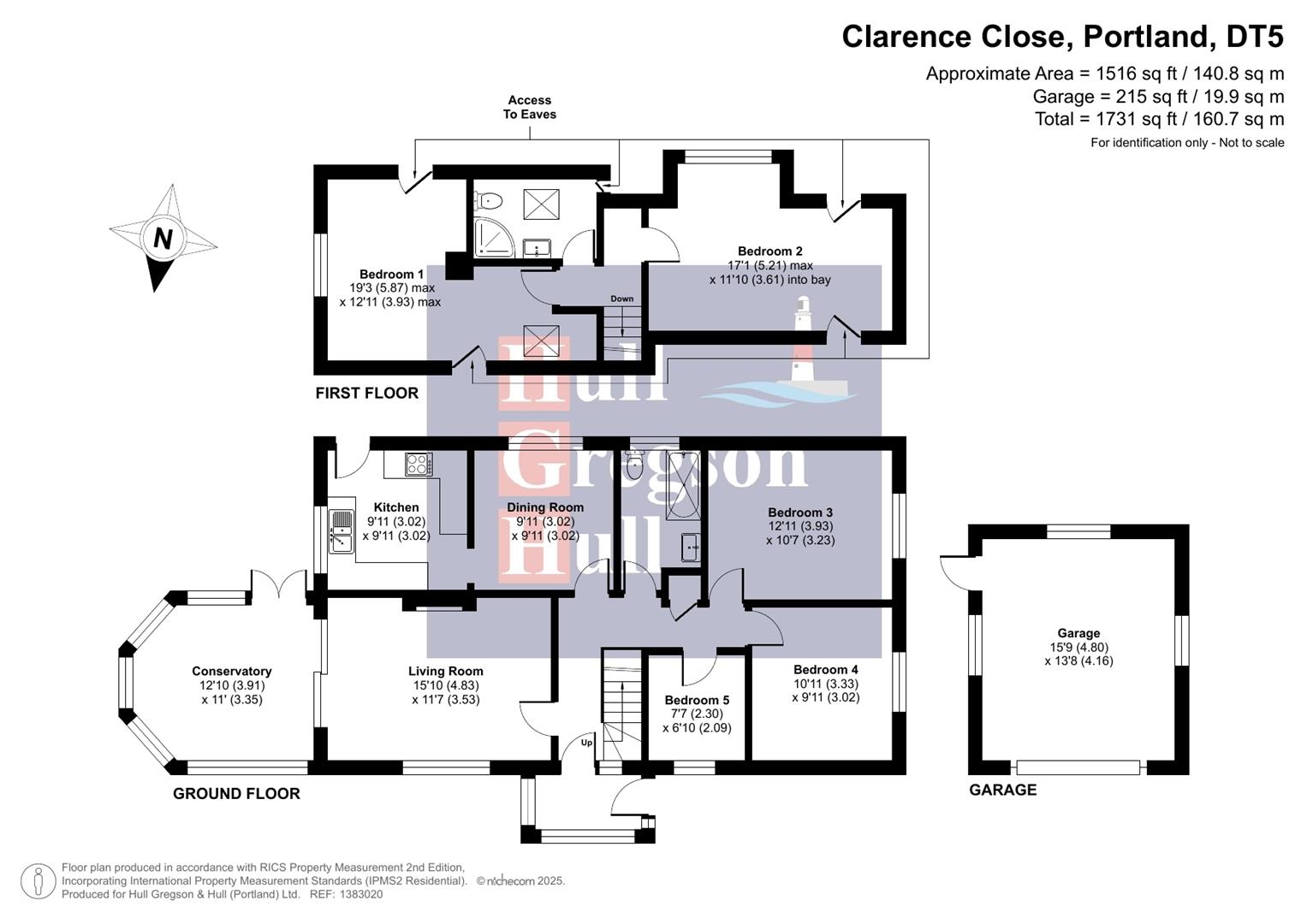 Floorplan for Clarence Close, Portland