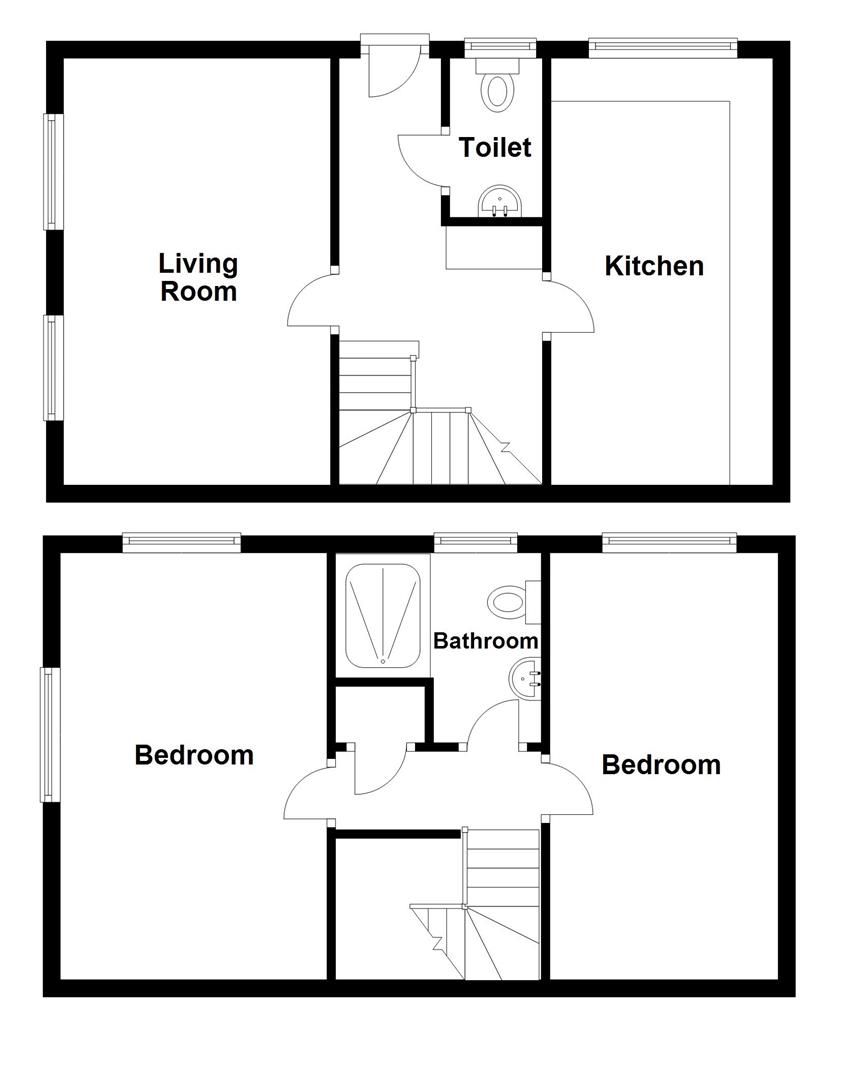 Floorplan for Grange Road, Weymouth
