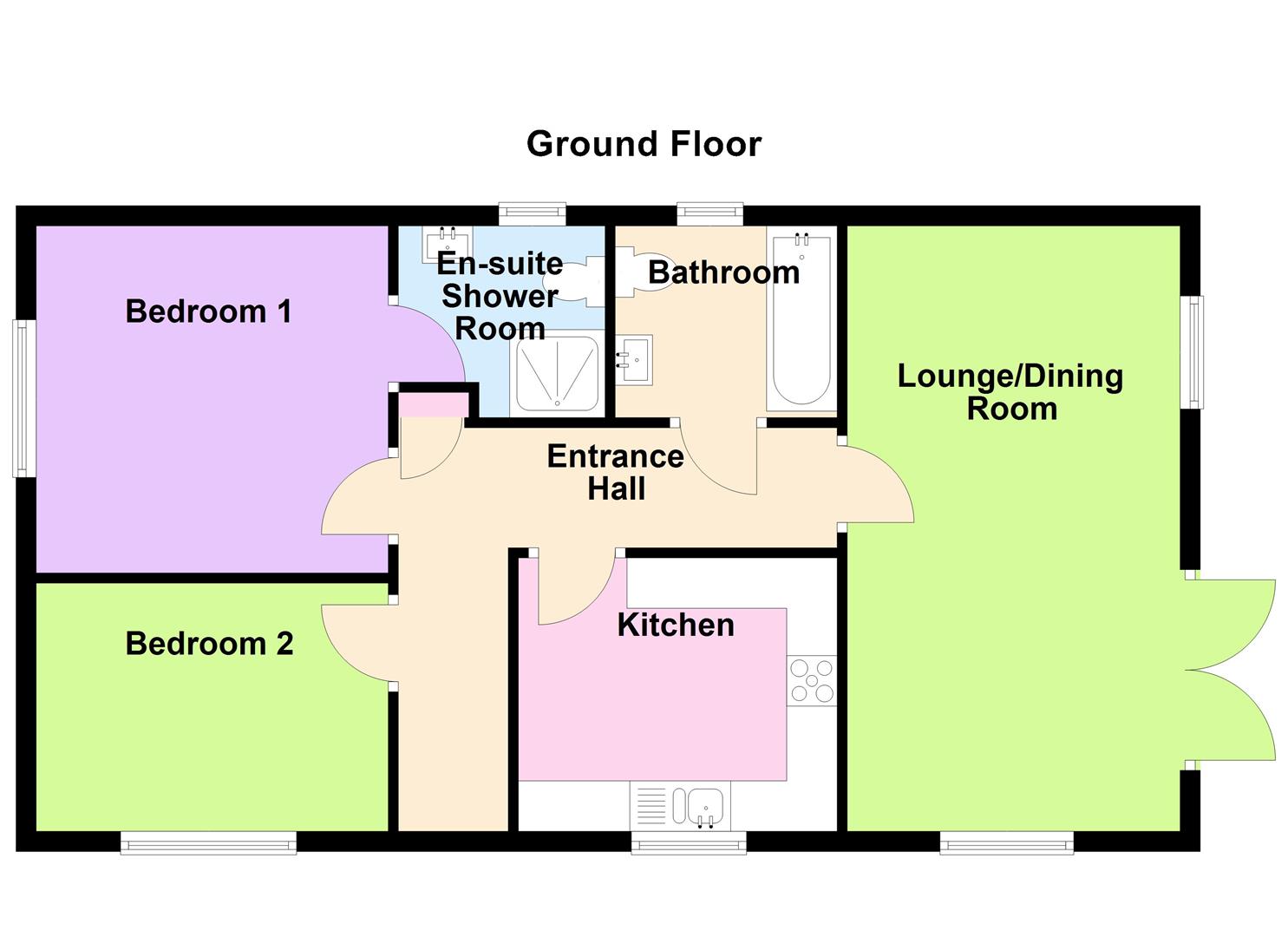 Floorplan for Miles Gardens, Weymouth