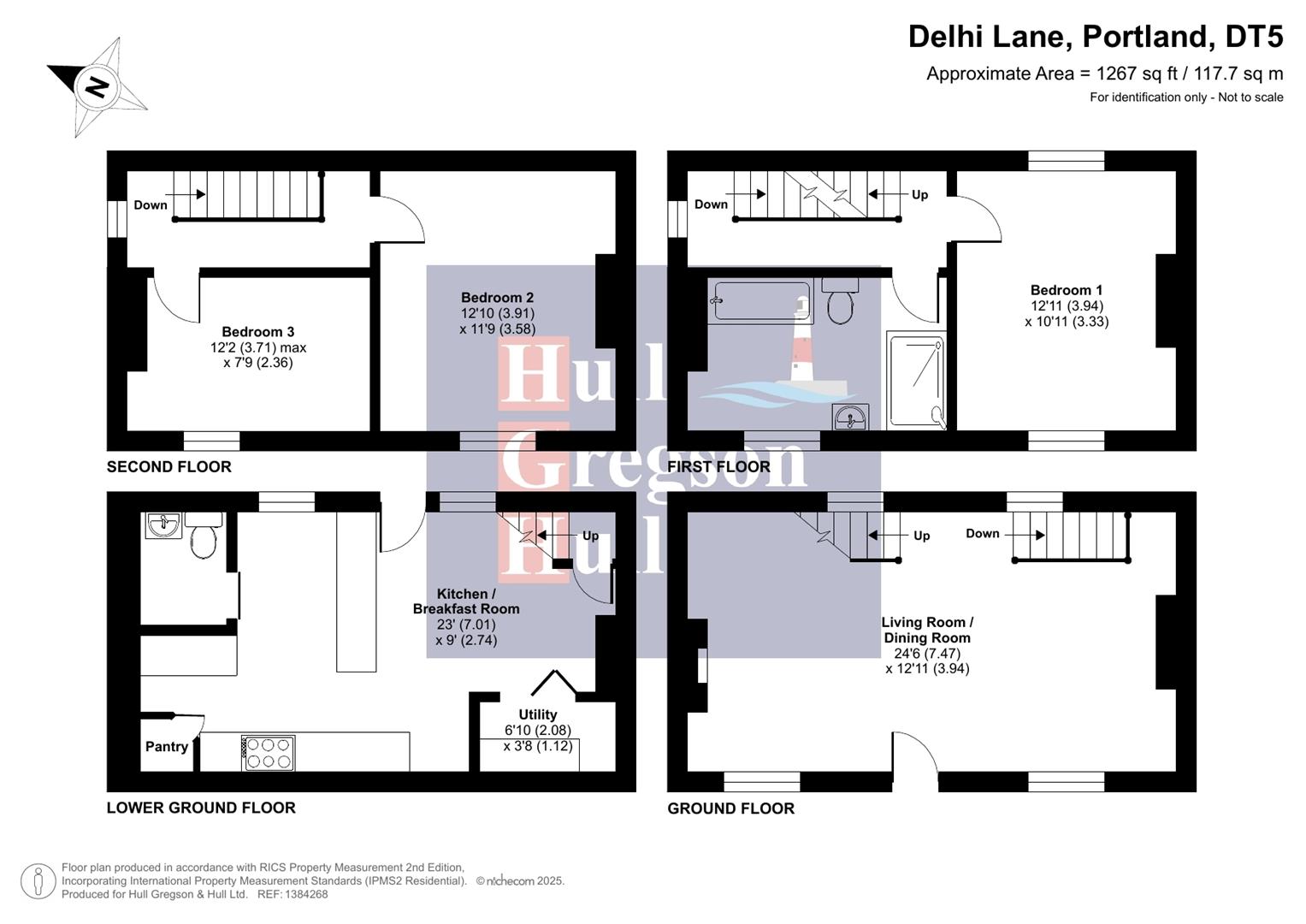 Floorplan for Delhi House, Delhi Lane, Portland