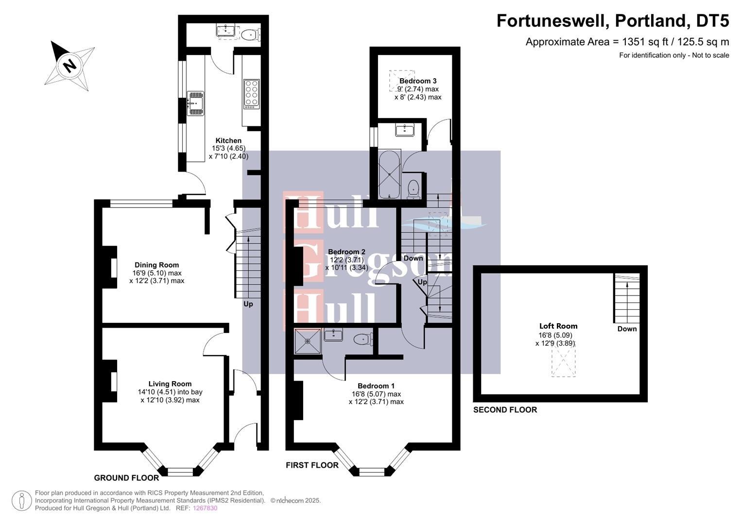 Floorplan for Fortuneswell, Portland