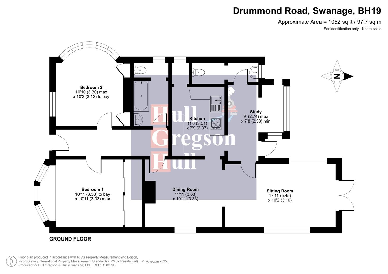 Floorplan for 7 Drummond Road, Swanage