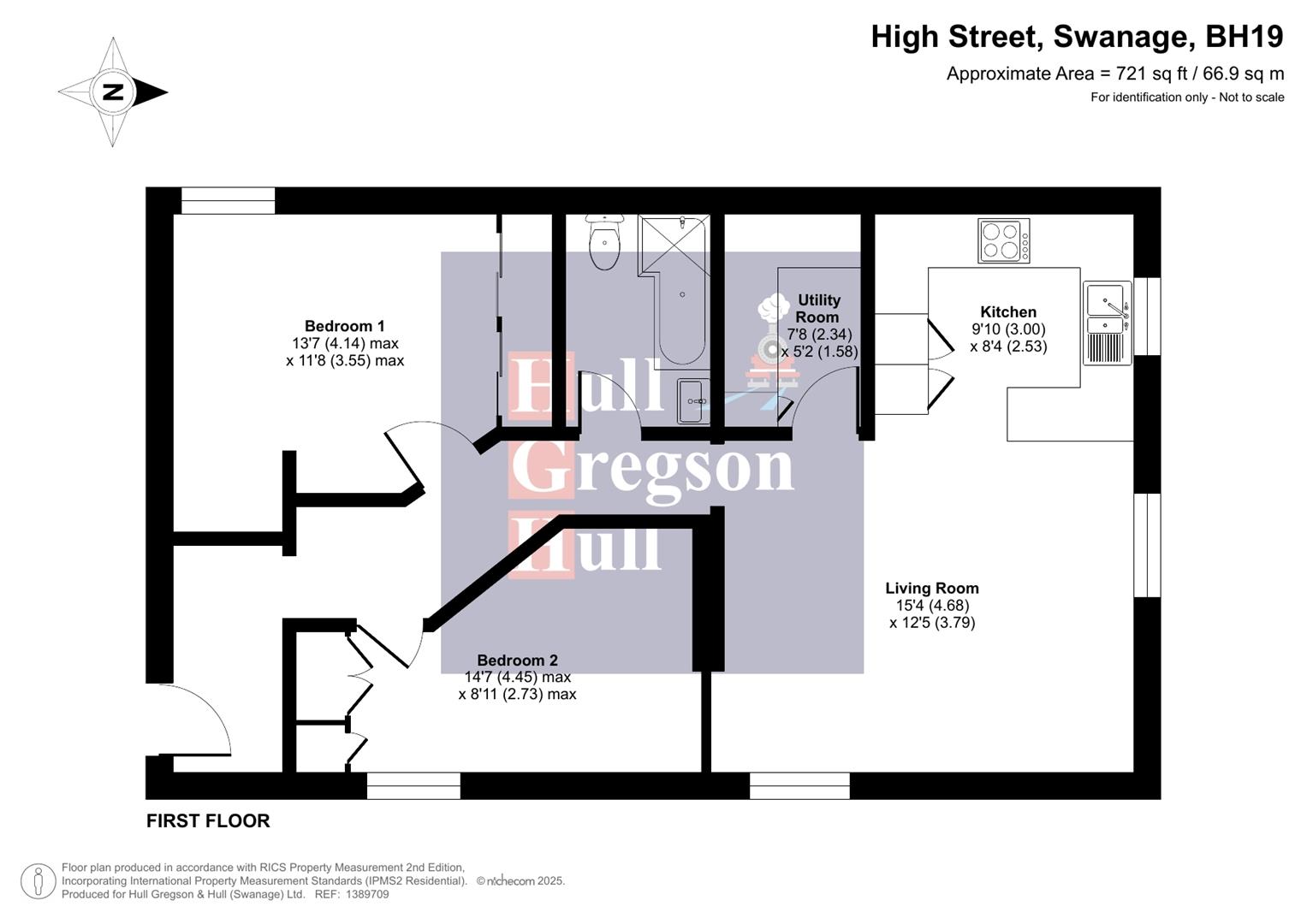 Floorplan for High Street, Swanage