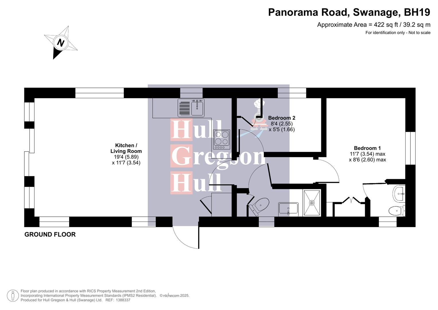 Floorplan for Swanage Bay View, Panorama Road, Swanage