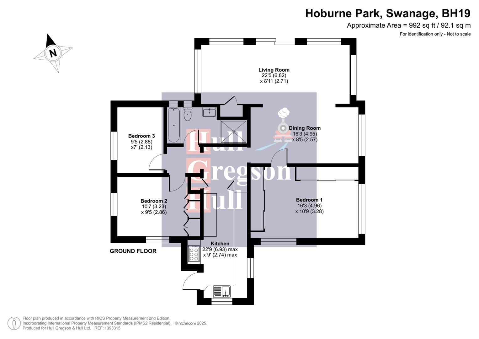 Floorplan for Hoburne Park, Swanage