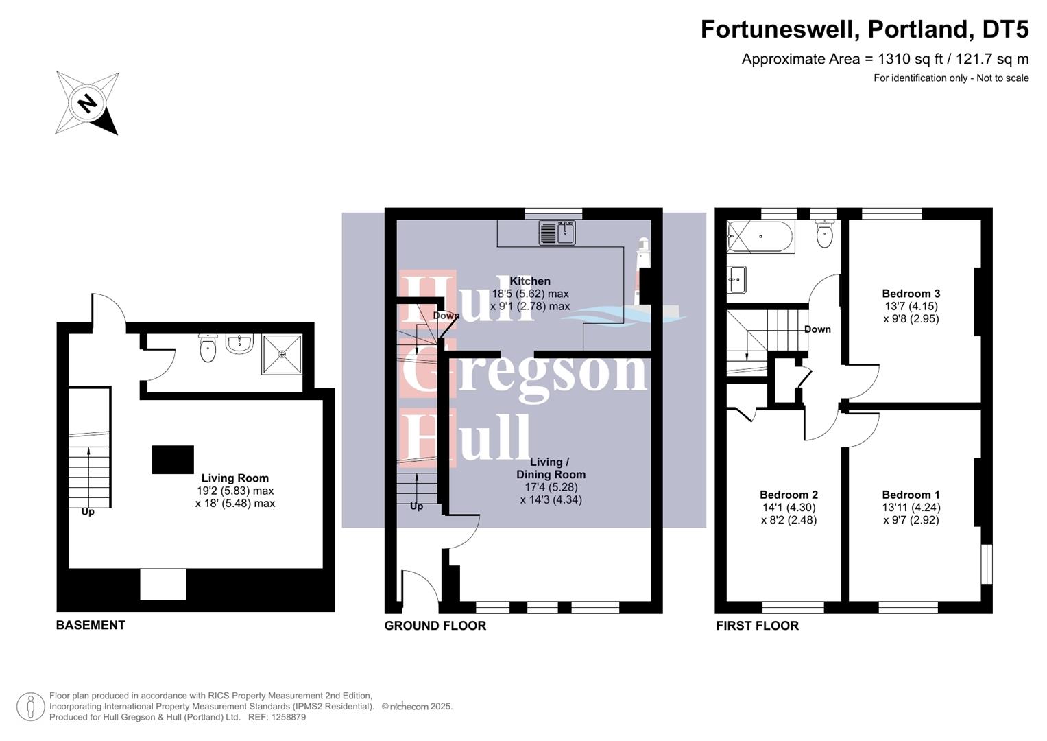 Floorplan for Fortuneswell, Portland