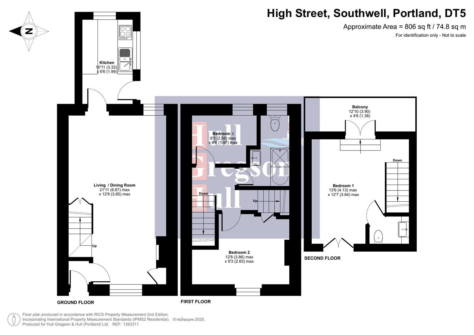 Floorplan for High Street, Southwell, Portland