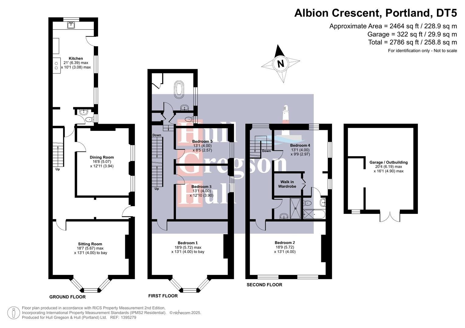 Floorplan for Albion Crescent, Portland