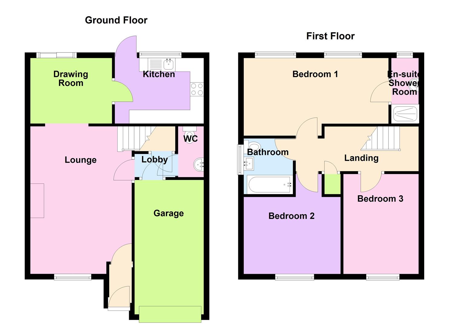 Floorplan for Cornflower Close, Weymouth