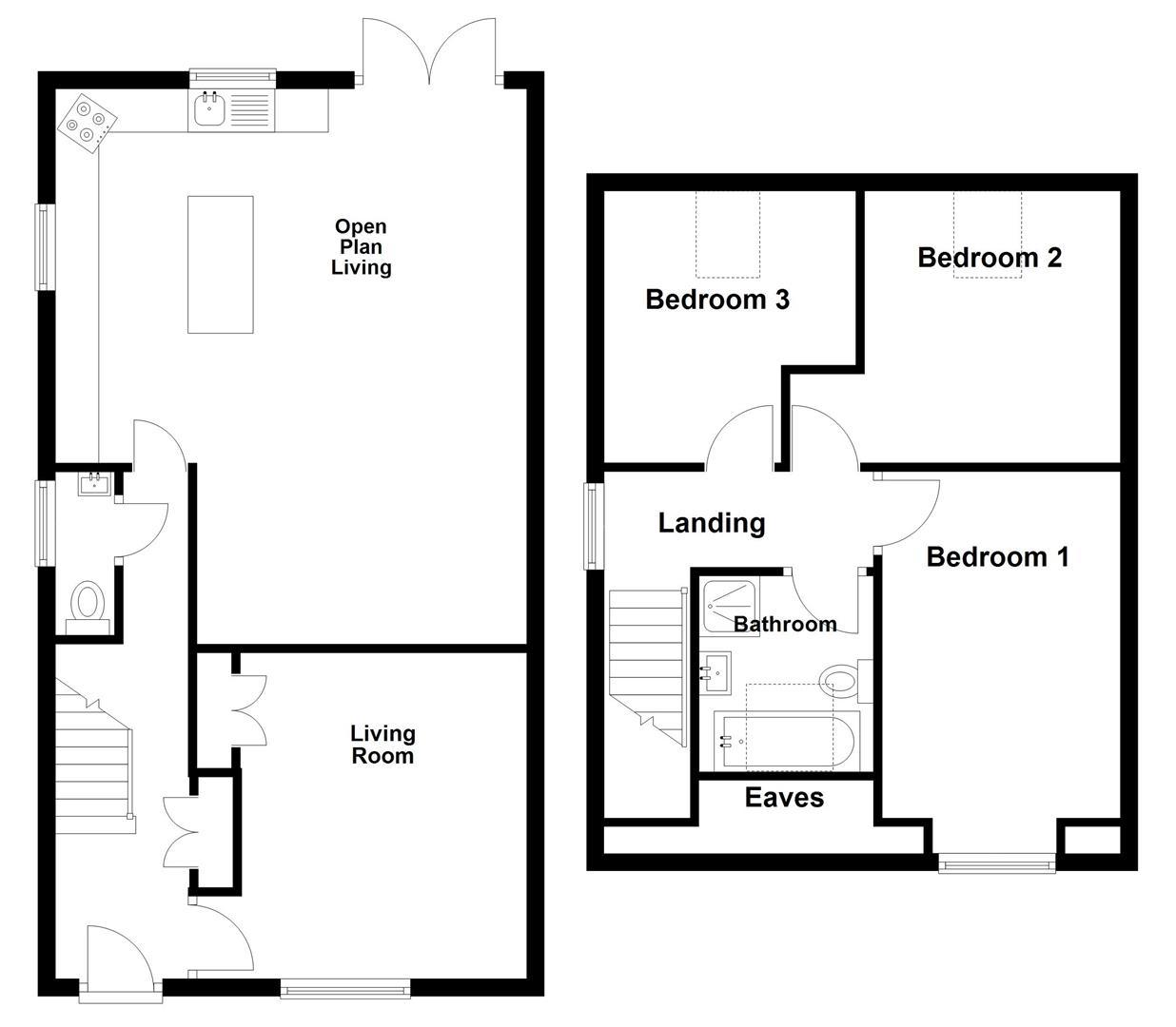 Floorplan for 45a - 51 Wakeham, Portland