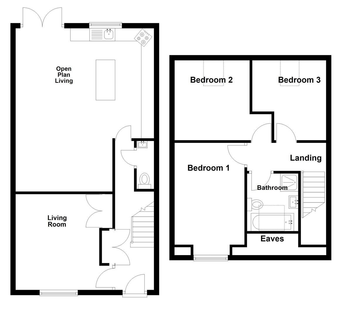 Floorplan for 45a - 51 Wakeham, Portland