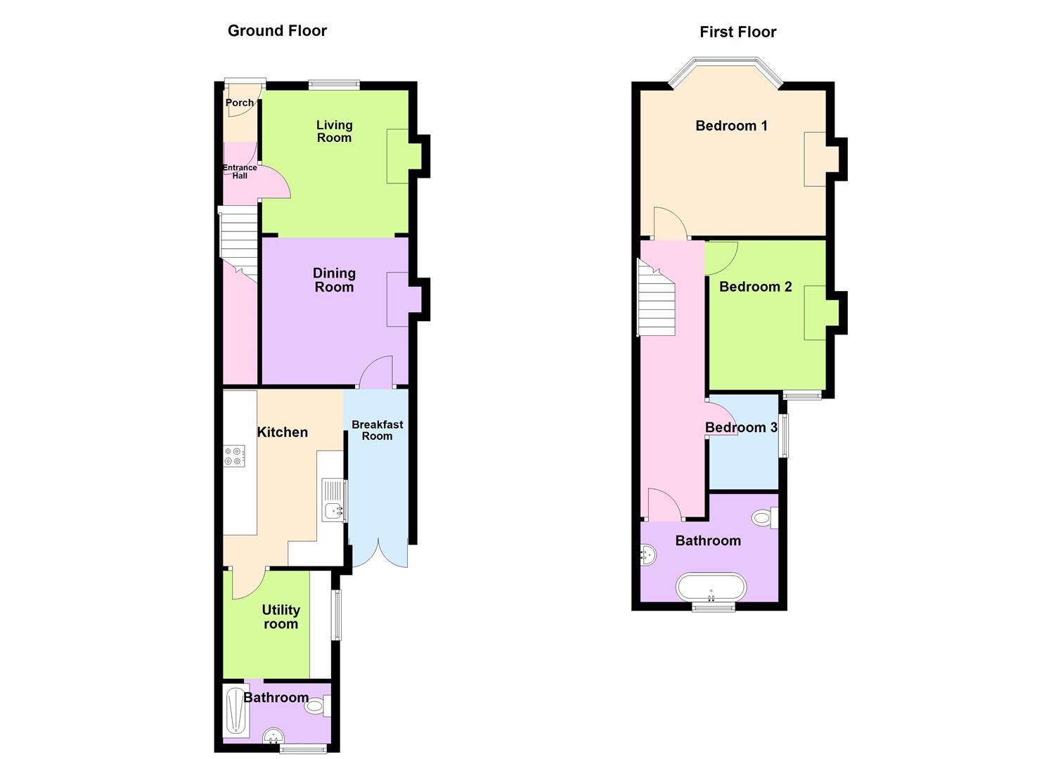 Floorplan for Stanley Street, Weymouth