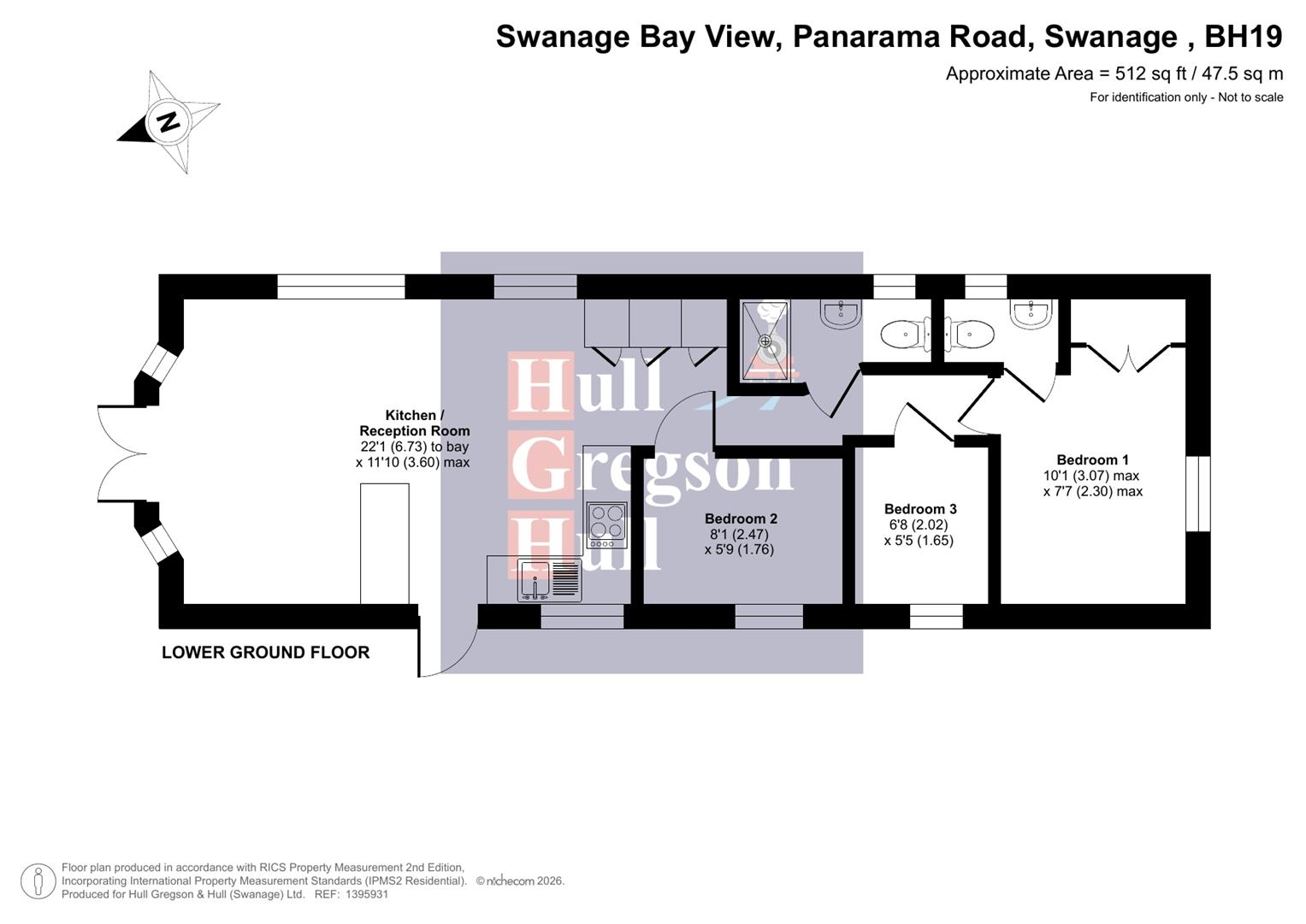 Floorplan for Swanage Bay View, Panorama Road, Swanage