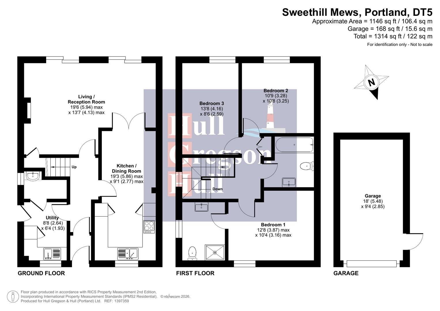 Floorplan for Sweethill Mews, Portland
