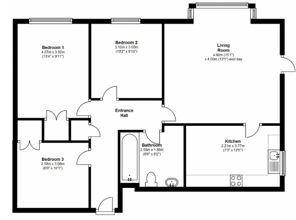 Floorplan for Richmond House, 27 Rabling Road