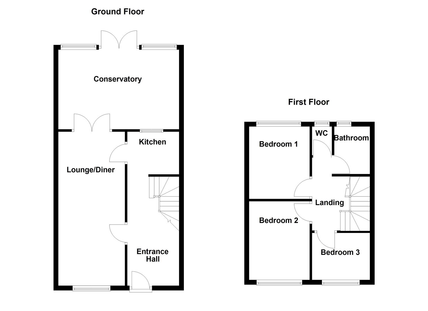 Floorplan for Bridlebank Way, Weymouth