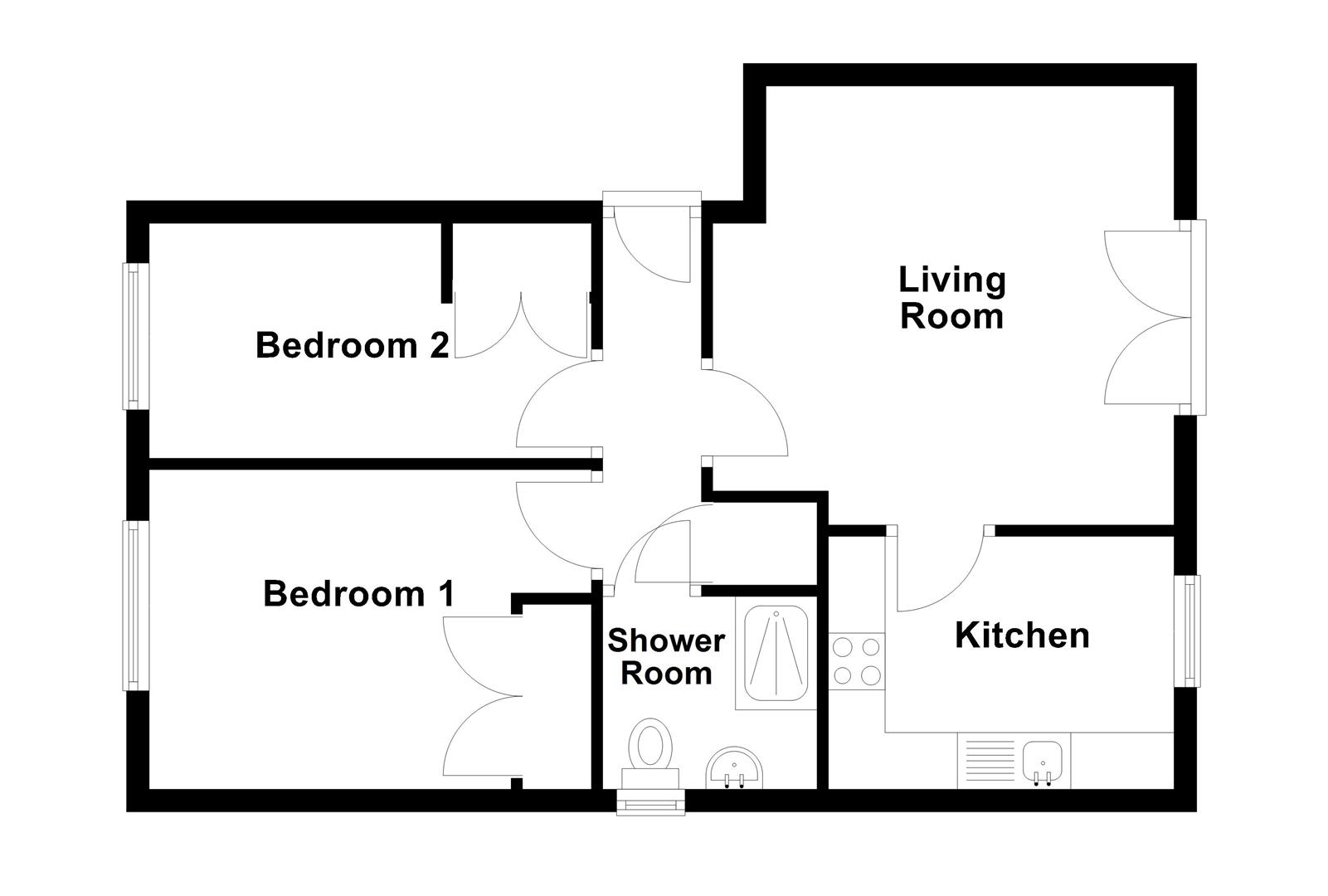 Floorplan for 5 Ricketts Close, Weymouth