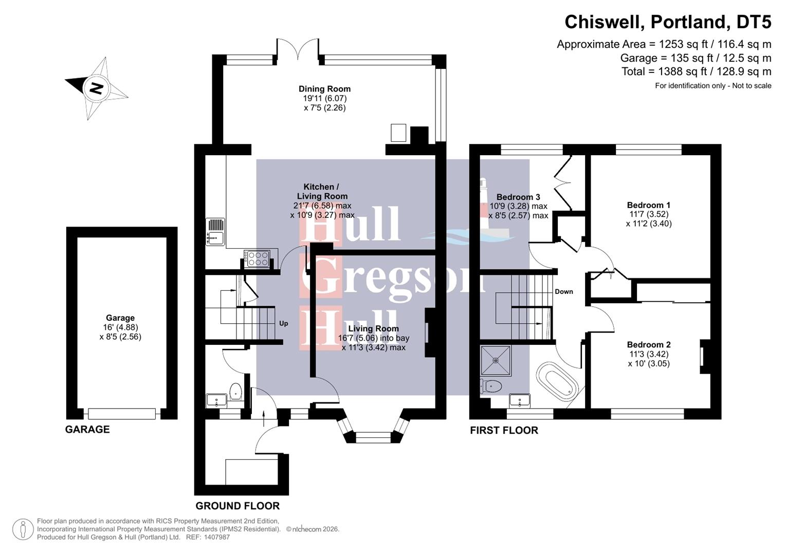 Floorplan for Chiswell, Portland