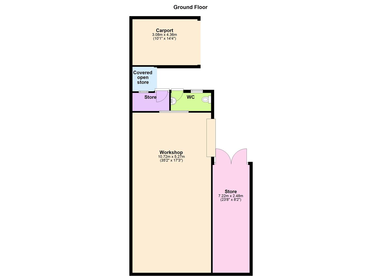 Floorplan for Gallwey Road, Weymouth
