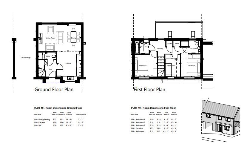 Floorplan for May Bower Gardens, Sweet Hill Lane,, Portland