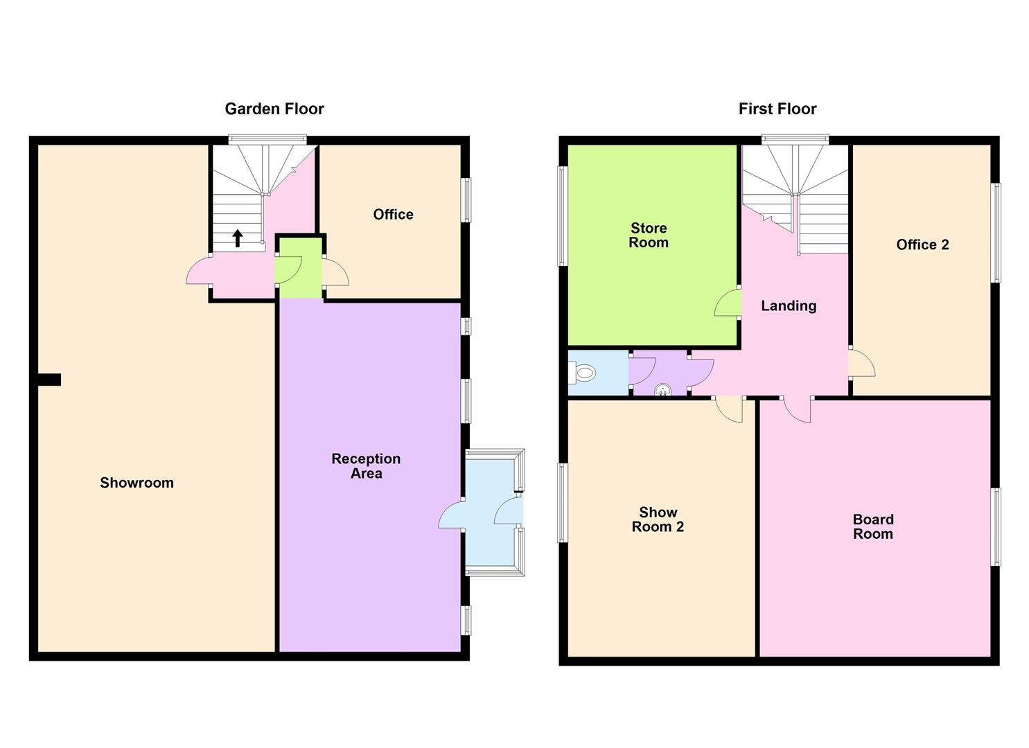 Floorplan for Units 5 Tradecroft, Wide Street, Portland