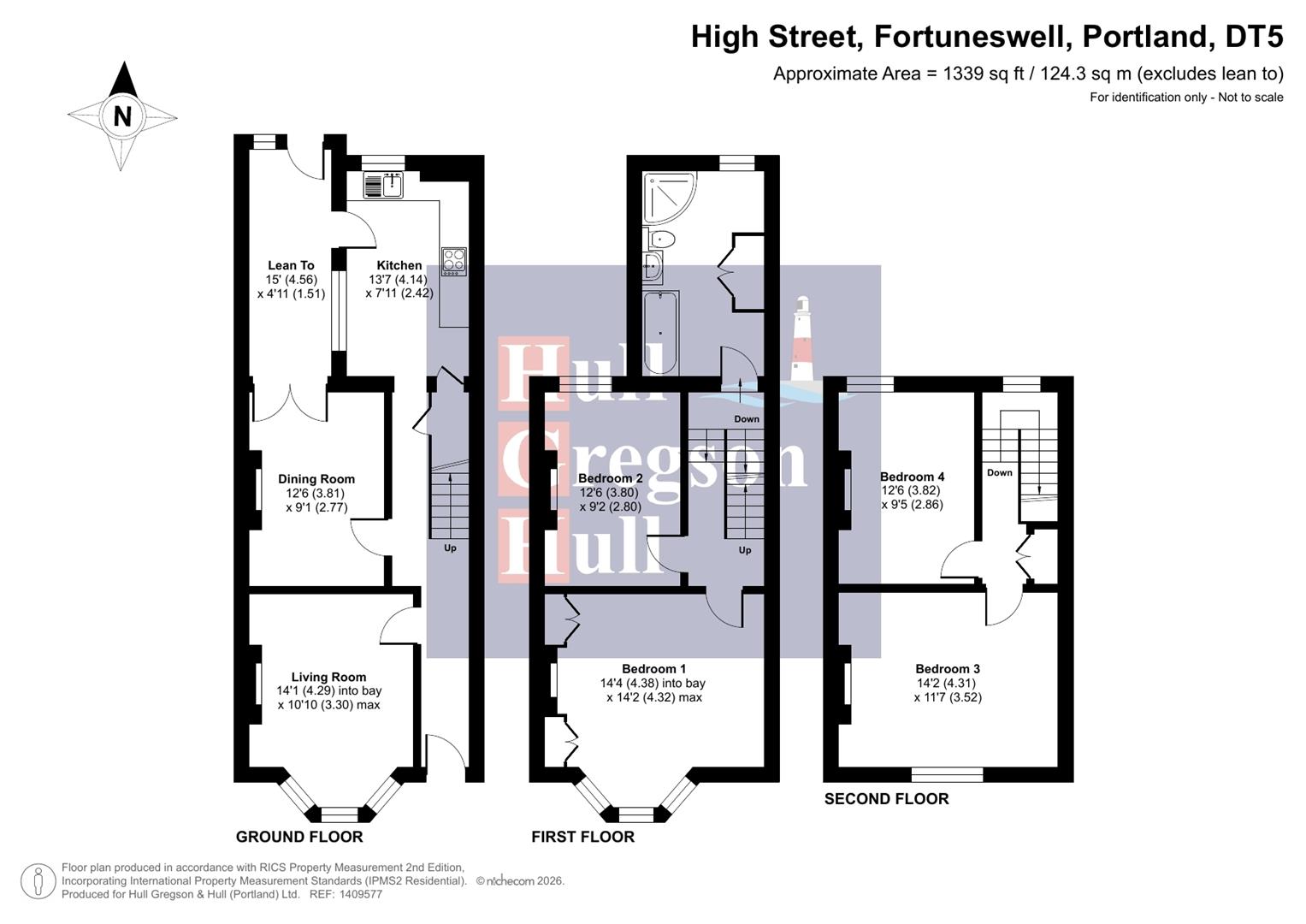 Floorplan for High Street, Fortuneswell, Portland