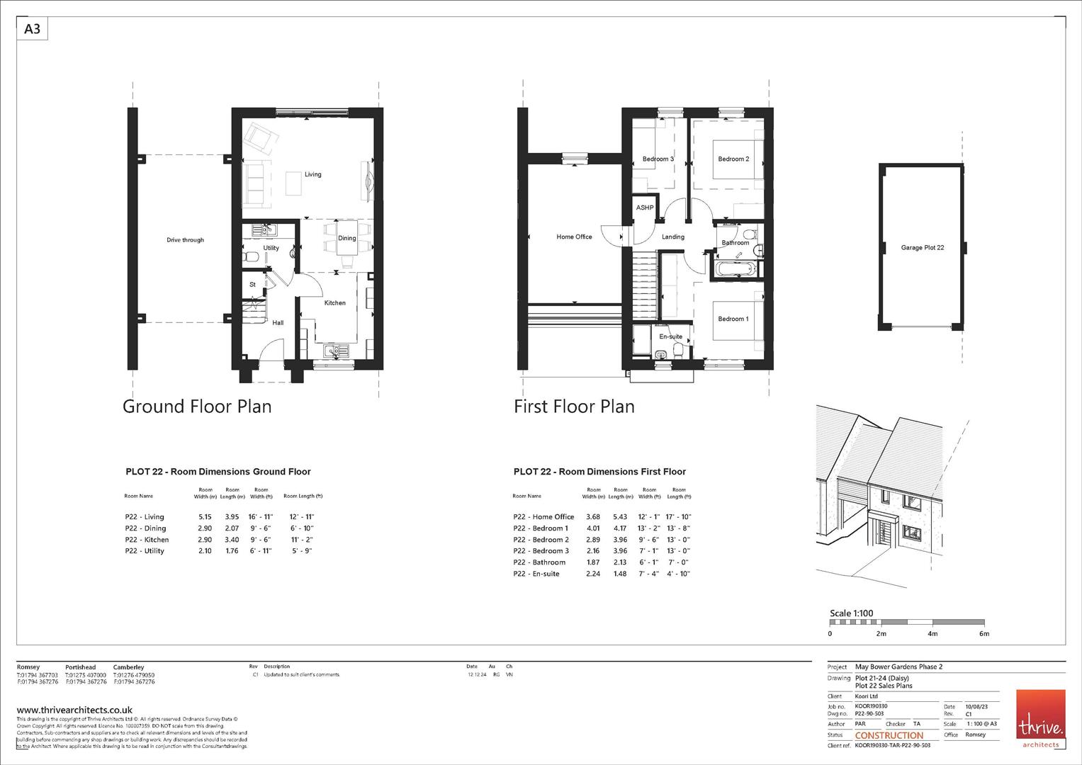 Floorplan for May Bower Gardens, Sweet Hill Lane,, Portland