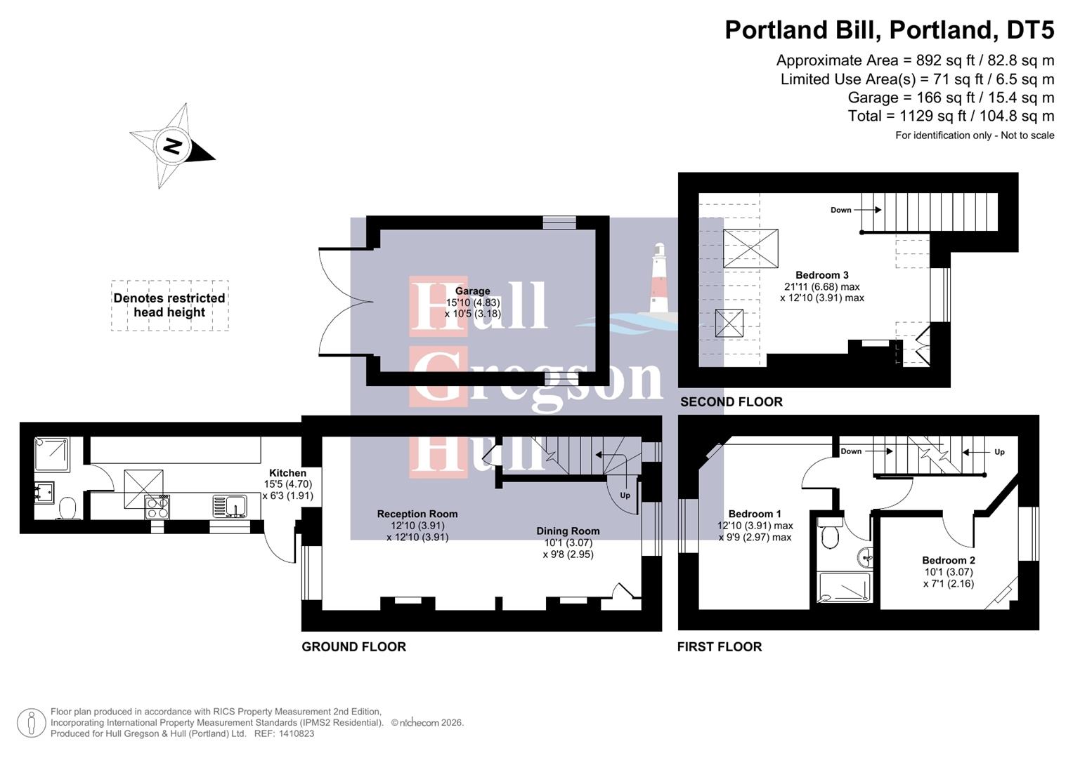Floorplan for Portland Bill, Portland