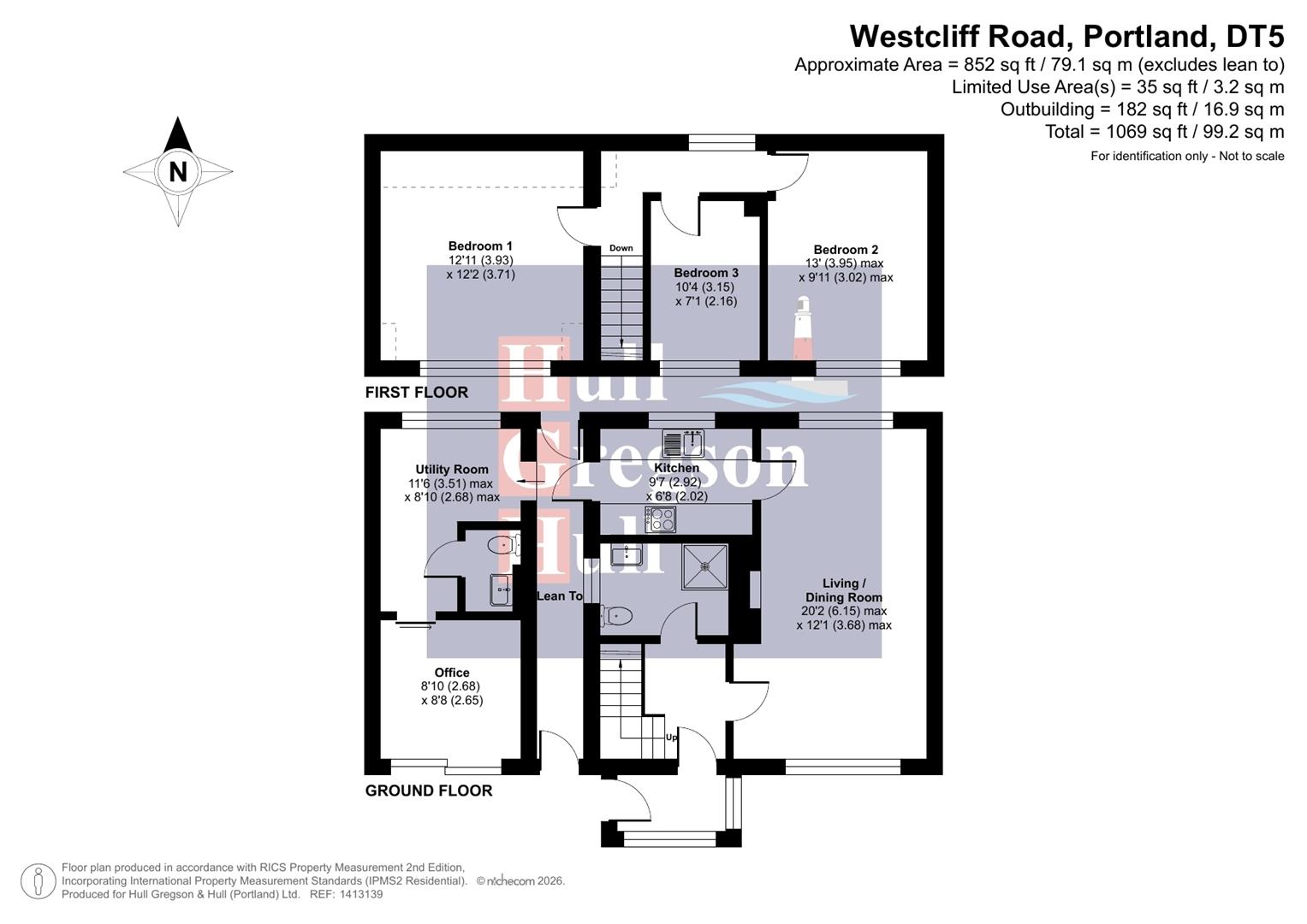 Floorplan for Westcliff Road, Portland